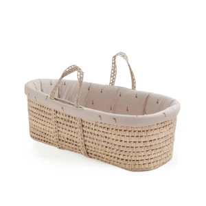 Moisés de Ratán y Algodón Orgánico - Safari | Gloop!