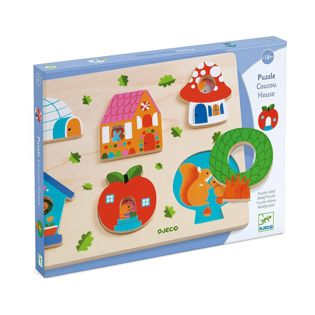 Puzzle Madera Encaje - Hogar | Djeco - Imagen 2