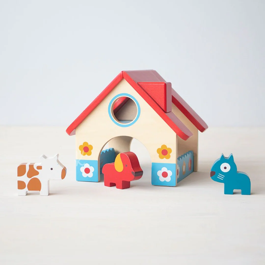 Mini Granja de Madera | Djeco - Imagen 2