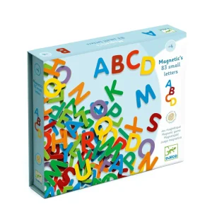 Letras Magnéticas de Madera - 83 Unidades | Djeco