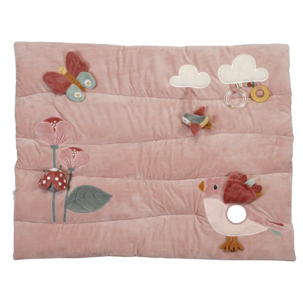 MANTA DE JUEGO SENSORIAL Y ACTIVIDADES LITTLE DUTCH ·FLORES·