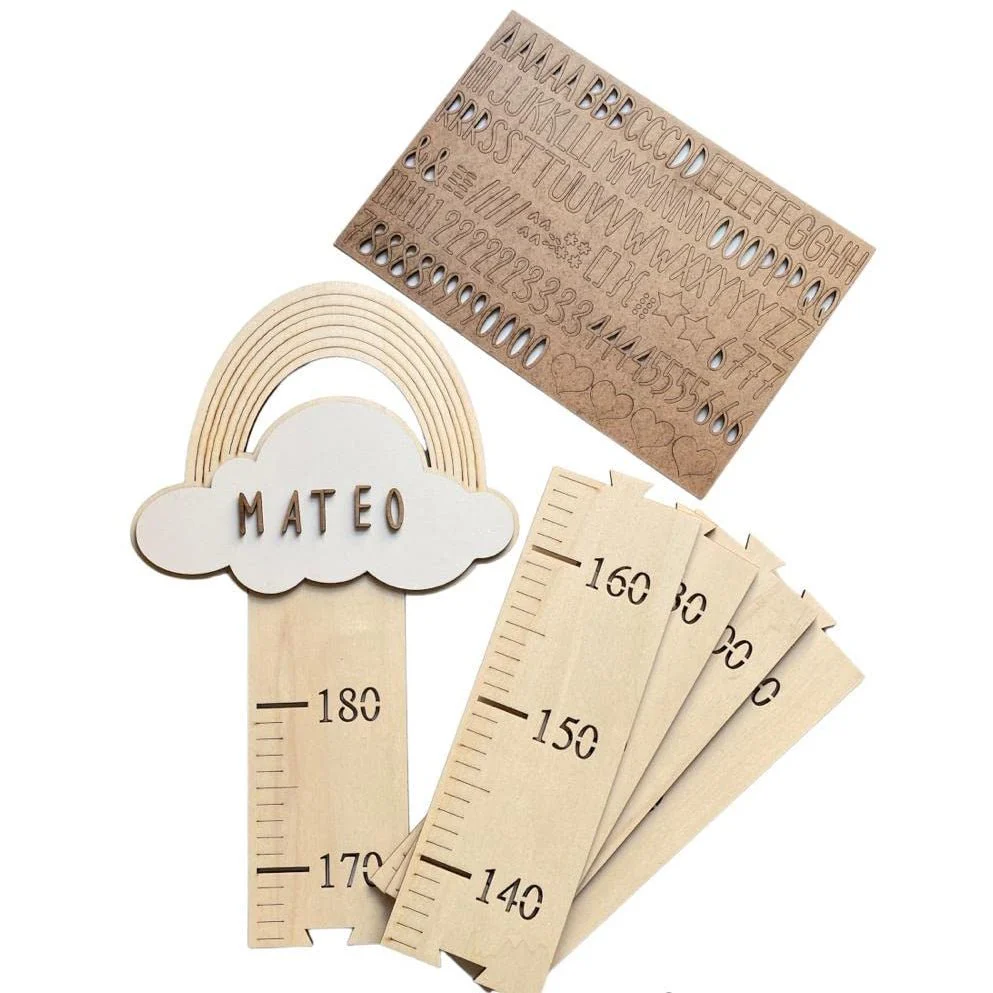 MEDIDOR INFANTIL PERSONALIZADO ·ARCOÍRIS· - Imagen 3