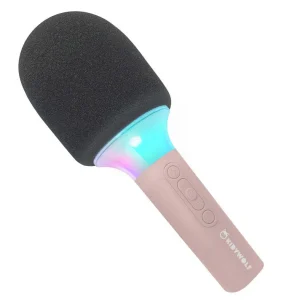 MICRÓFONO BLUETOOTH CON EFECTOS DE SONIDO INFANTIL ·KIDYMIC ROSA·