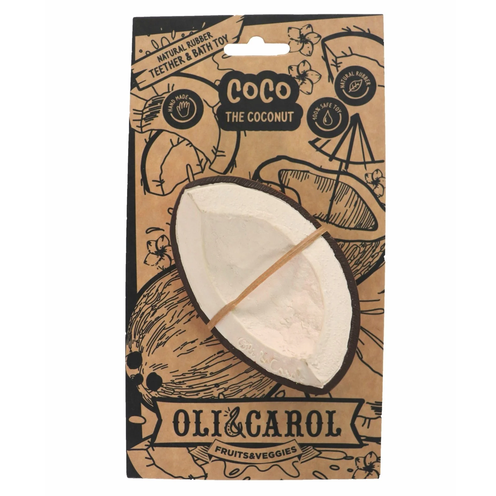 MORDEDOR 100% CAUCHO NATURAL OLI&CAROL ·COCO·