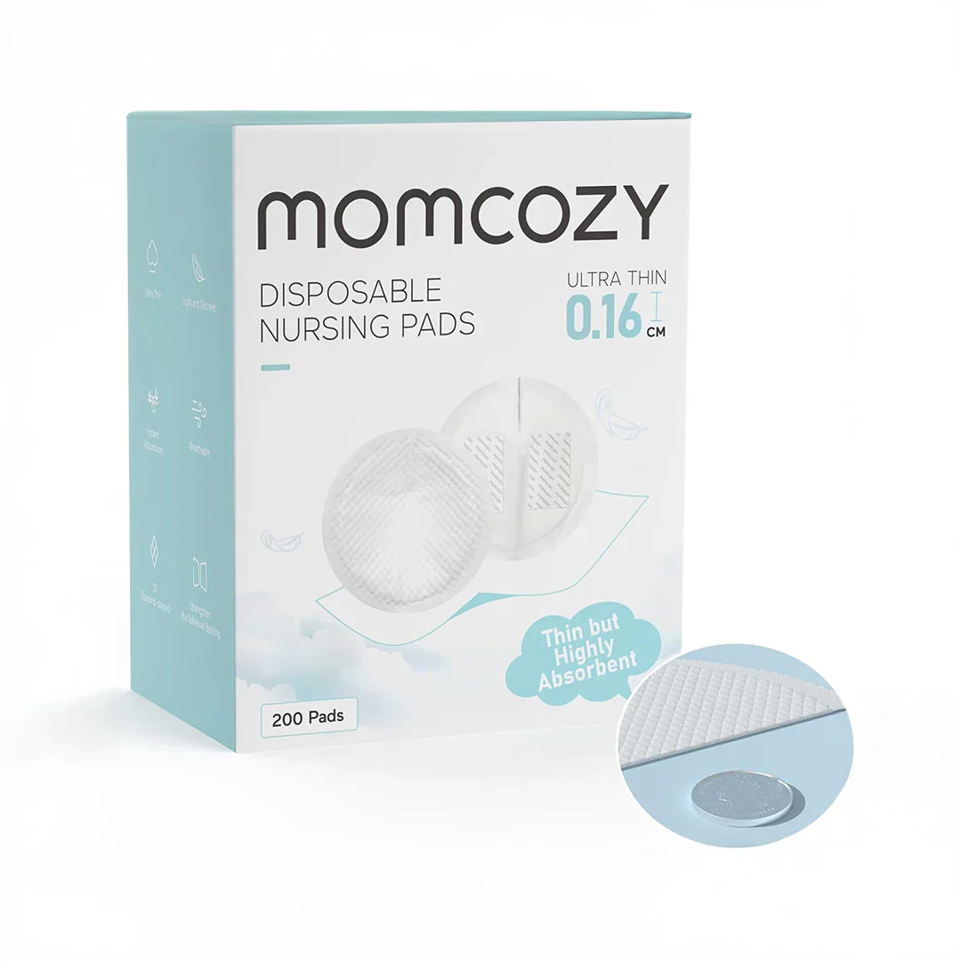 Pads Absorbentes de Lactancia Ultra Delgados | MomCozy - Imagen 6