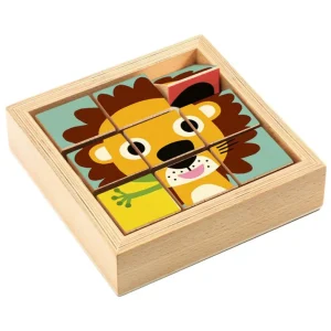 PUZZLE DE MADERA GIRATORIO DJECO ·TOURNANIMO·