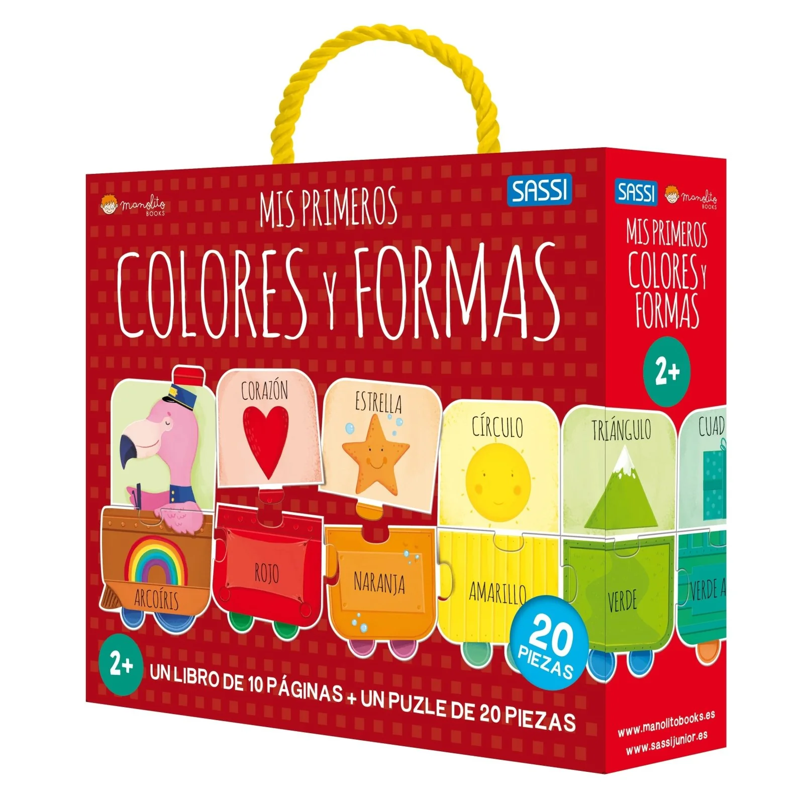 PUZZLE GIGANTE + LIBRO ·MIS PRIMEROS COLORES Y FORMAS·