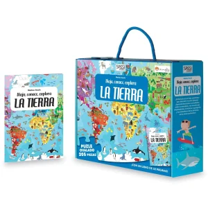 PUZZLE + LIBRO EDUCATIVO ·LA TIERRA·