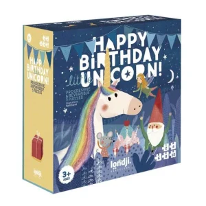 PUZZLE LONDJI 5 PUZZLES ·HAPPY BIRTHDAY MY LITTLE UNICORN·