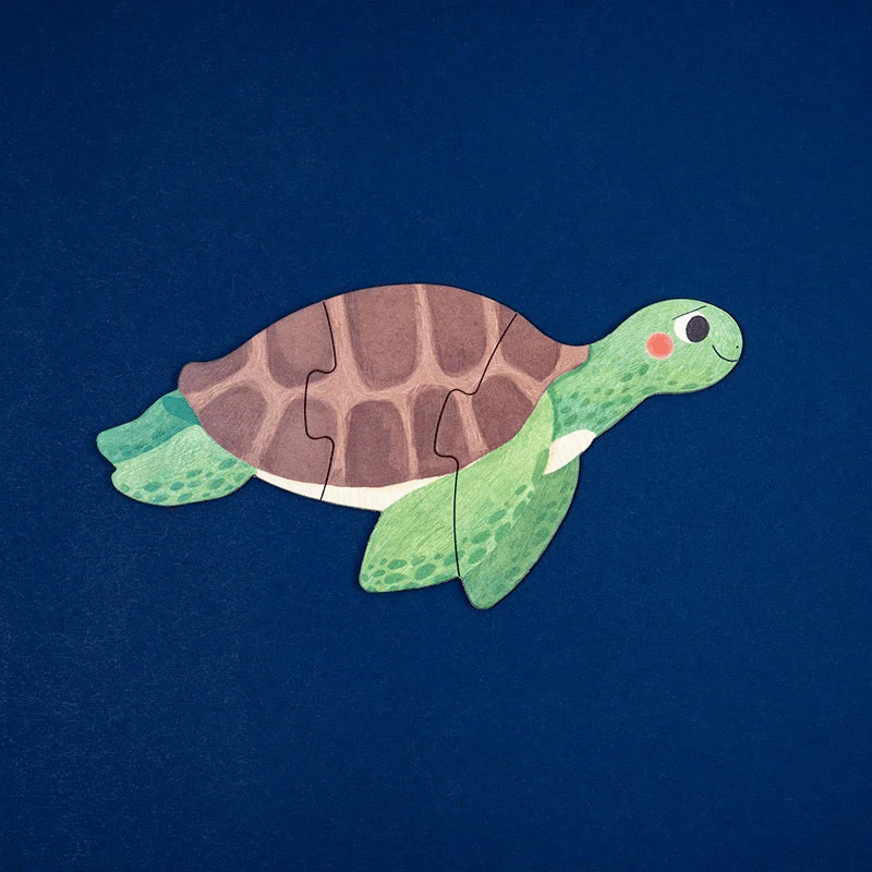 PUZZLE LONDJI 7 PUZZLES REVERSIBLES ·BLUE· - Imagen 9