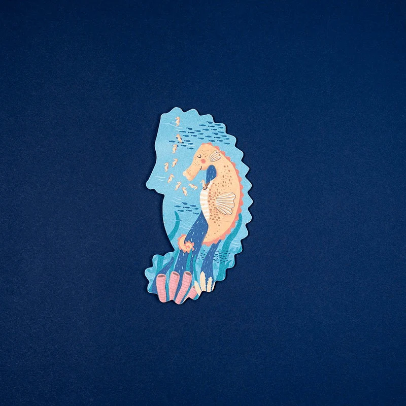 PUZZLE LONDJI 7 PUZZLES REVERSIBLES ·BLUE· - Imagen 6