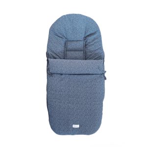 Saco para Coche - Algodón - Flores Azules | Baby Mattress