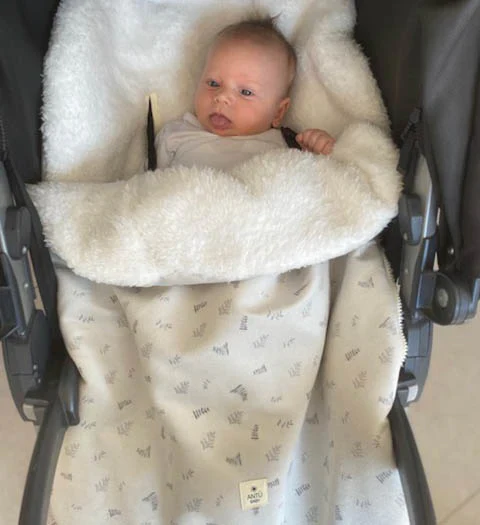 Saquito para Coches y Huevitos - Hojitas | Antü Baby - Imagen 5