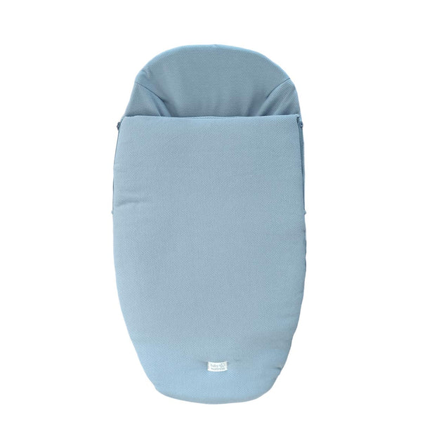 Saco para Coche - Algodón - Celeste Piedra | Baby Mattress - Imagen 5