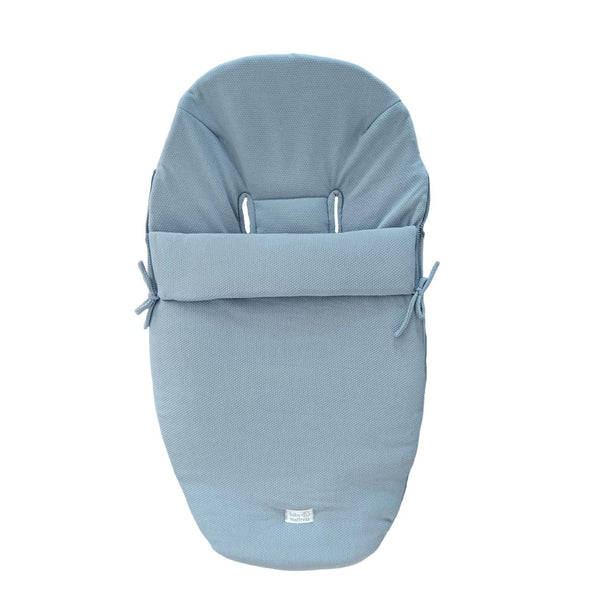 Saco para Coche - Algodón - Celeste Piedra | Baby Mattress