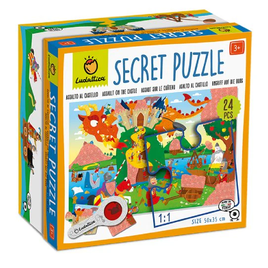 SECRET PUZZLE LUDATTICA 24 PIEZAS ·ASALTO AL CASTILLO·
