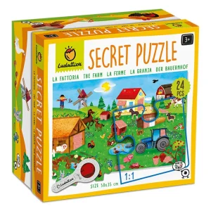 SECRET PUZZLE LUDATTICA 24 PIEZAS ·LA GRANJA·