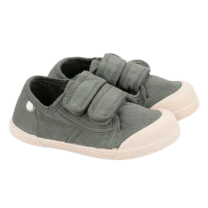 ZAPATILLAS RESPETUOSAS IGOR ·LONA VELCRO KAKI·